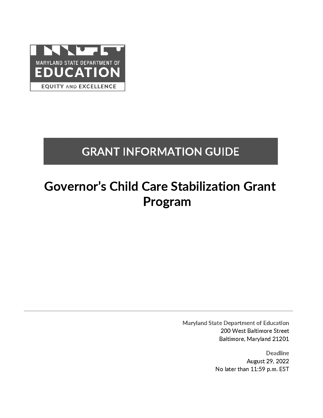 sample application for daycares