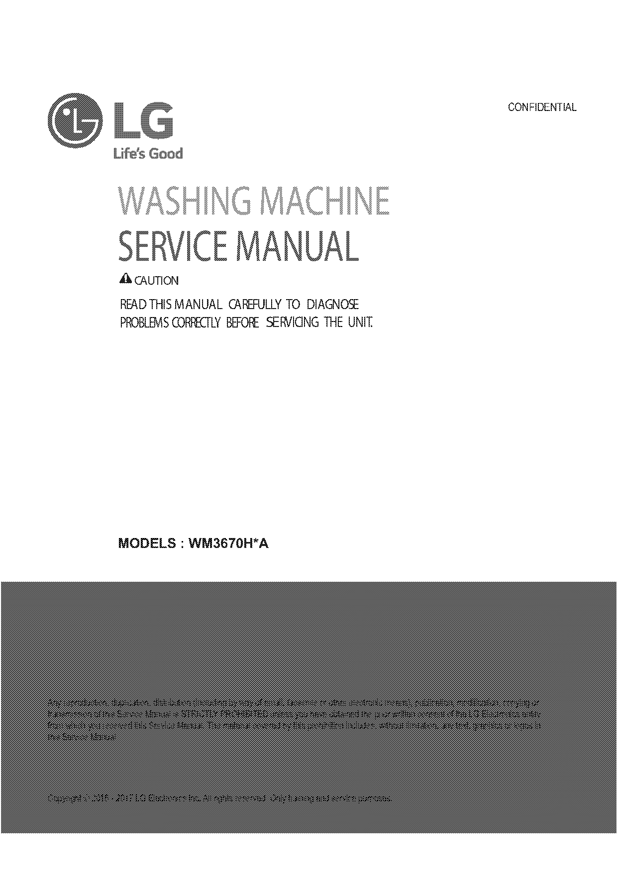 lg washing machine troubleshooting manual