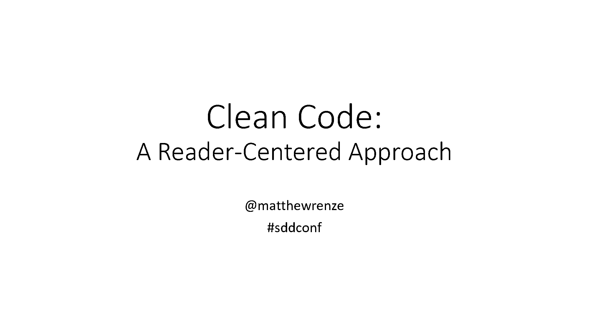 how to write clean code