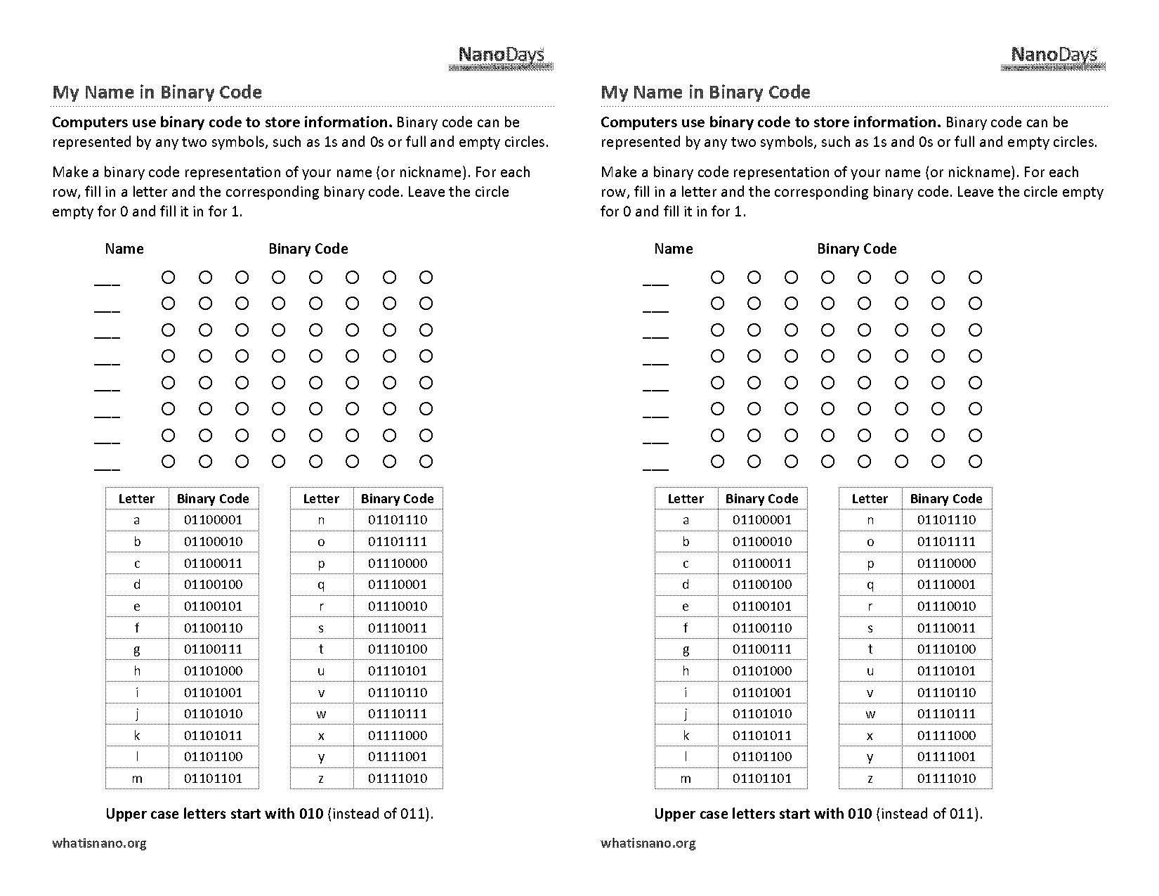 write ascii to binary c