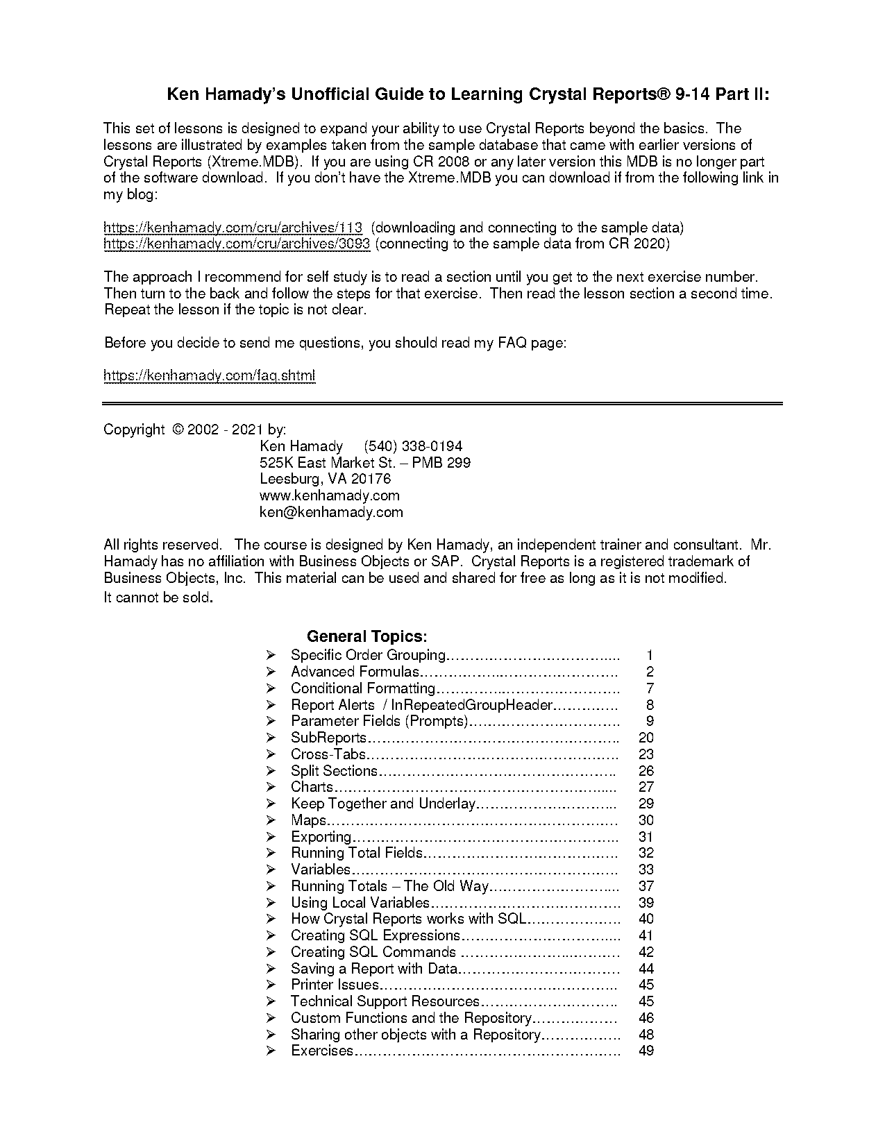 crystal reports record selection formula tutorial