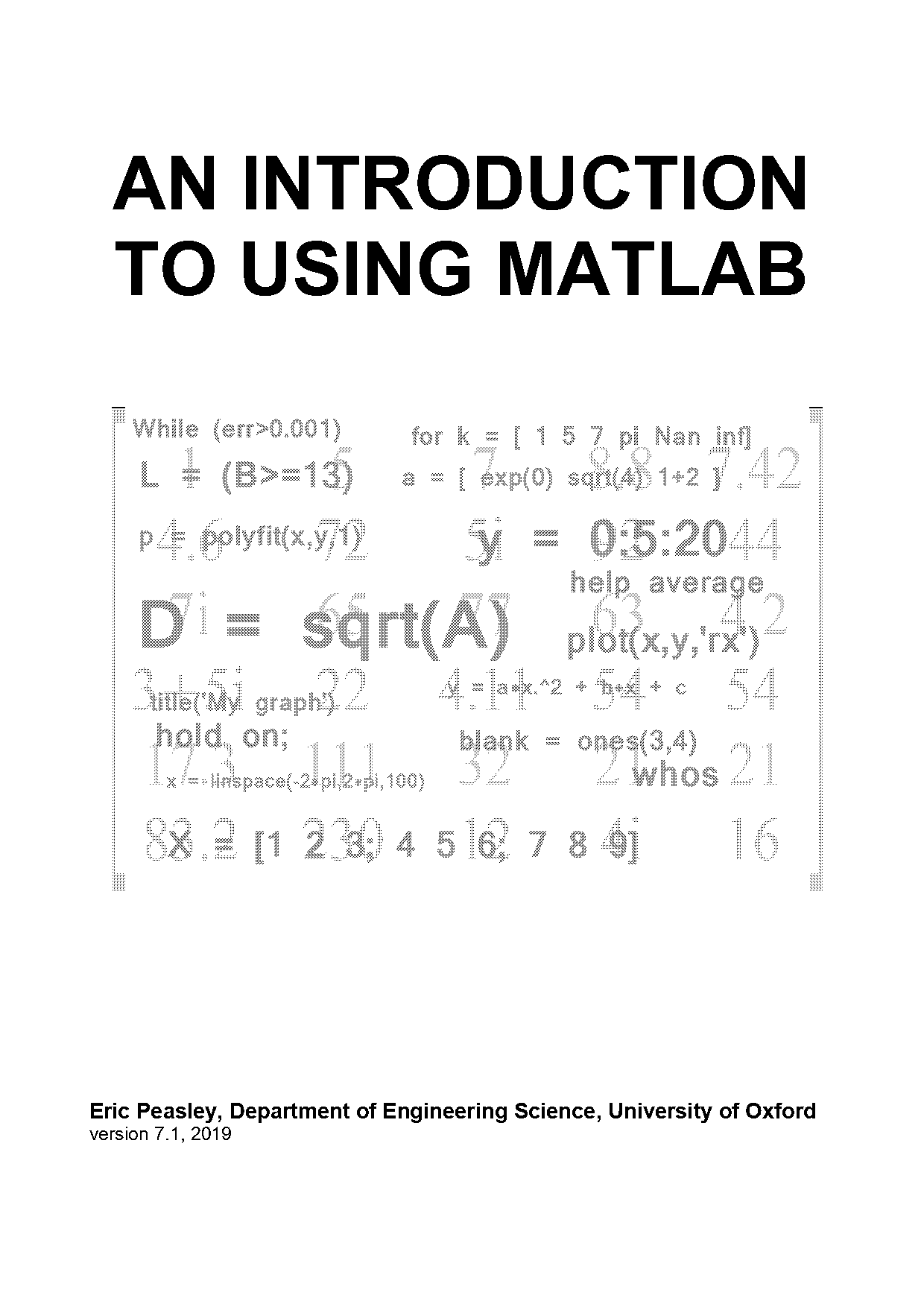 write a function called corners in matlab