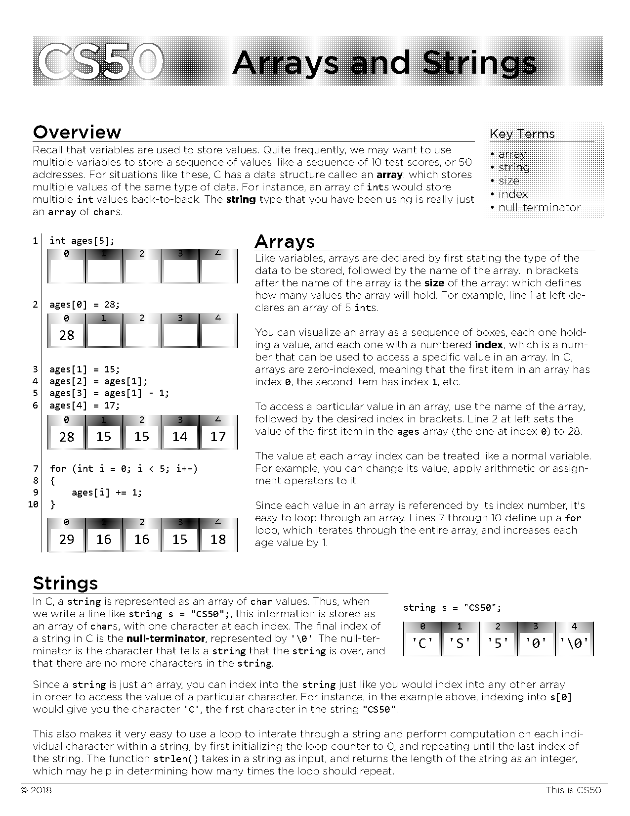 how to declare string length in c