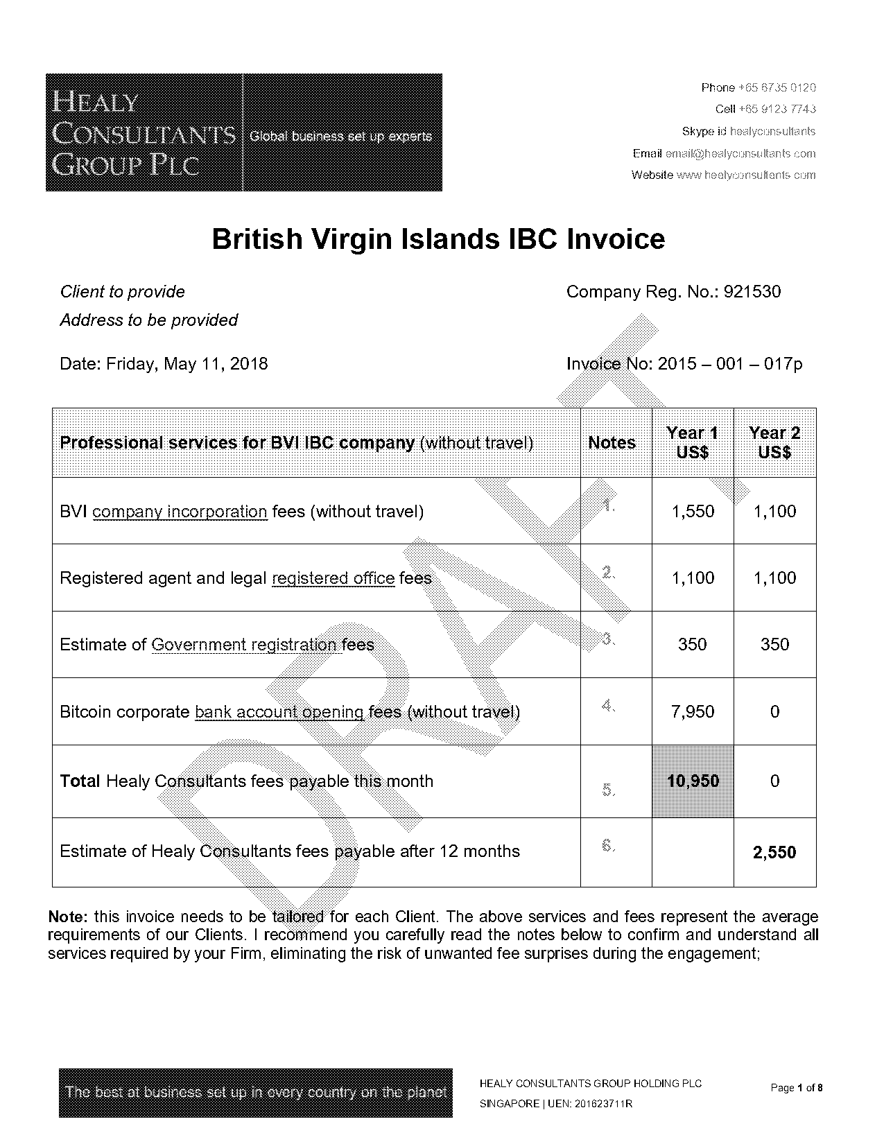 how to invoice a bitcoin account