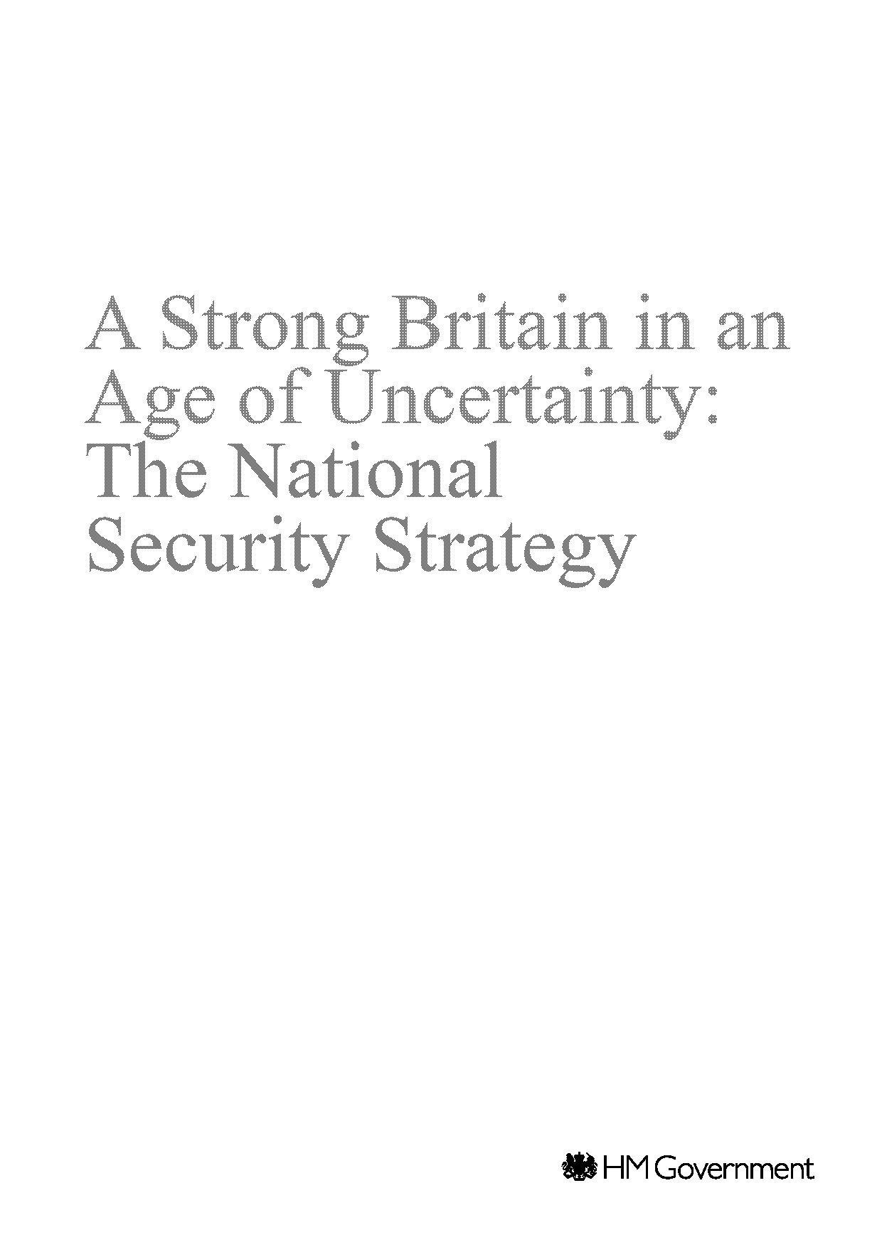 british national security policy