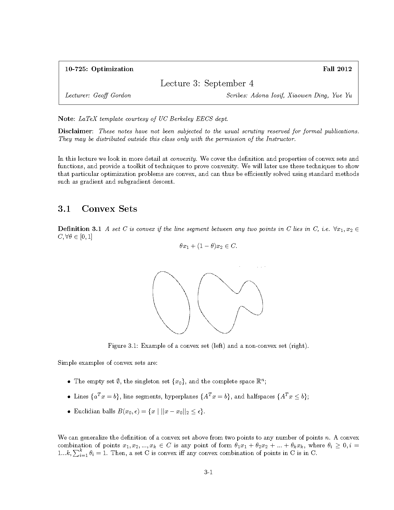 empty set meaning with examples