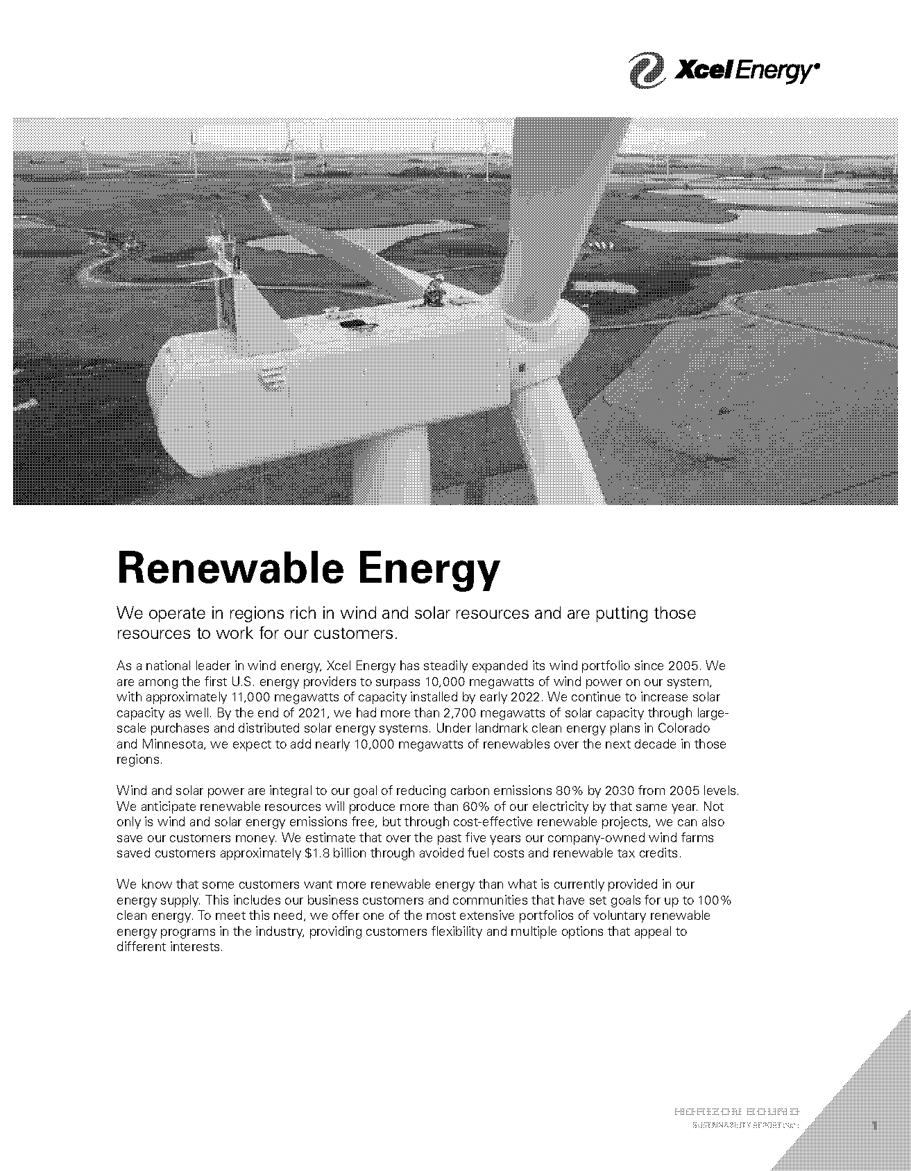 xcel renewable energy sources