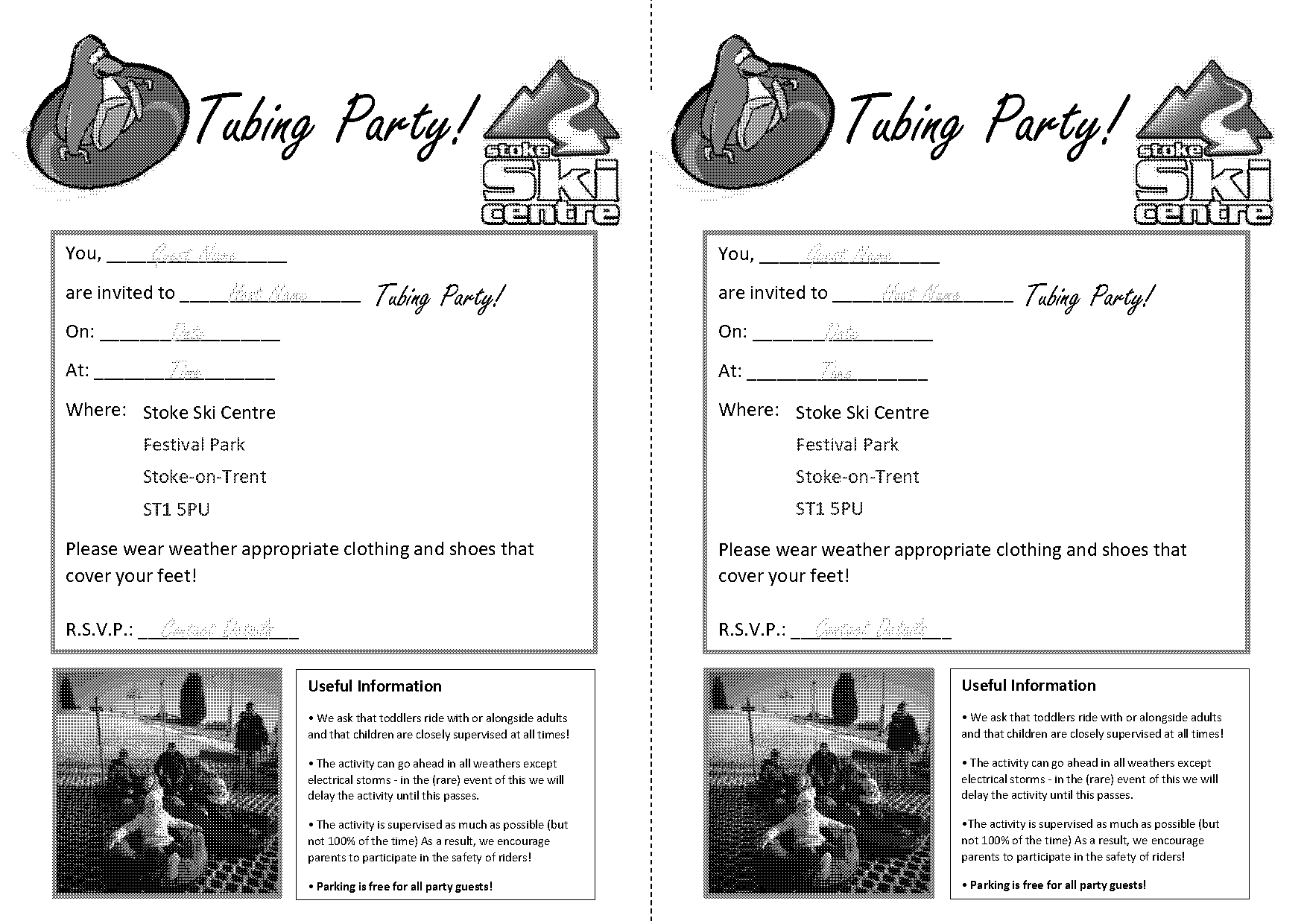 free party invitations templates