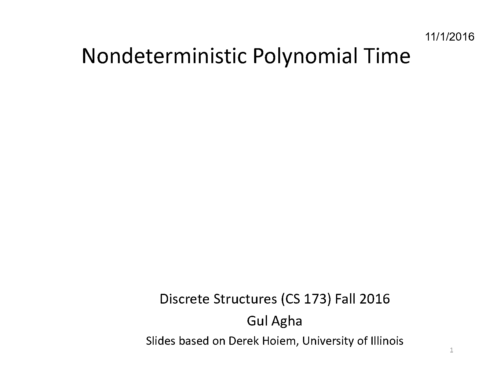 examples of non deterministic algorithm