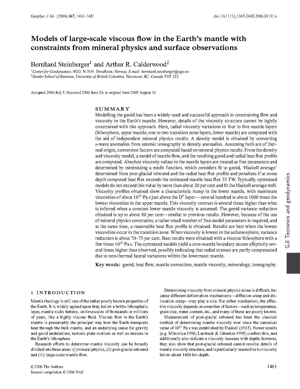 properties of the inner core boundary constrained by mineral physics