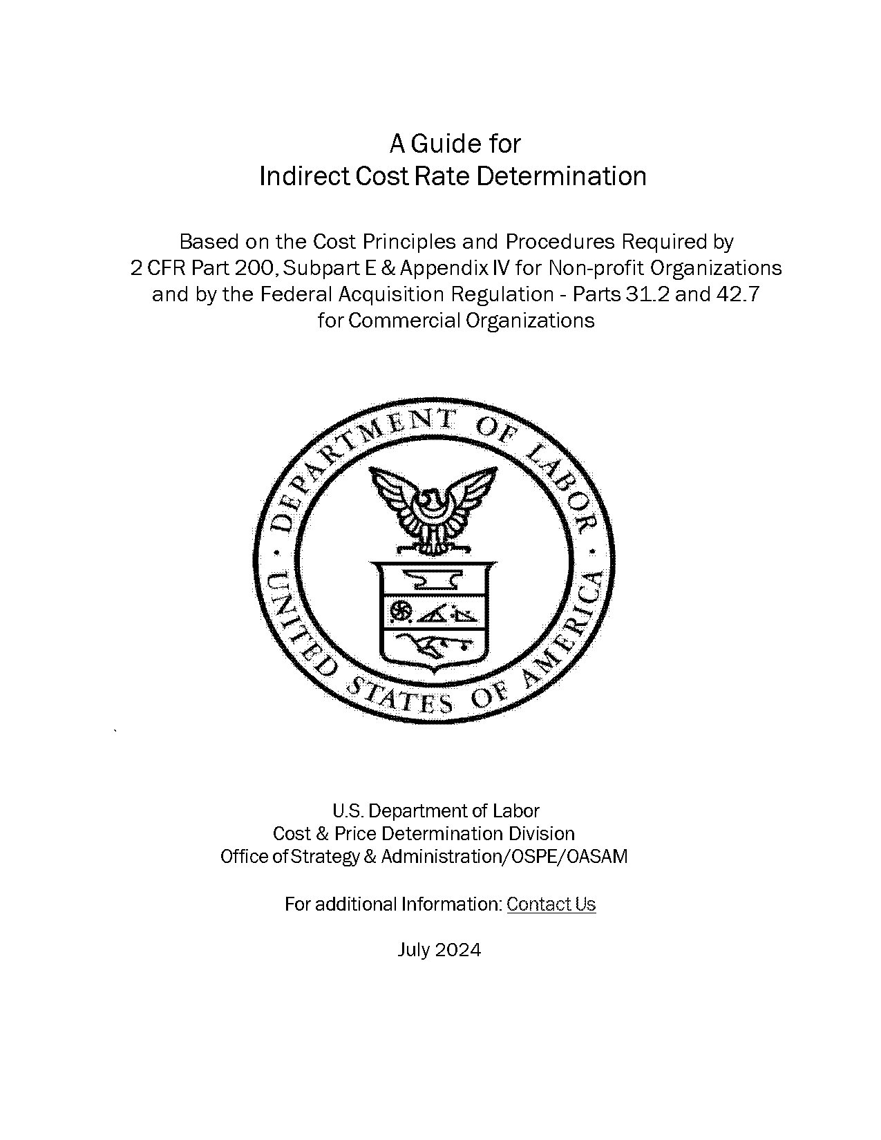 average fee rates for government contracts