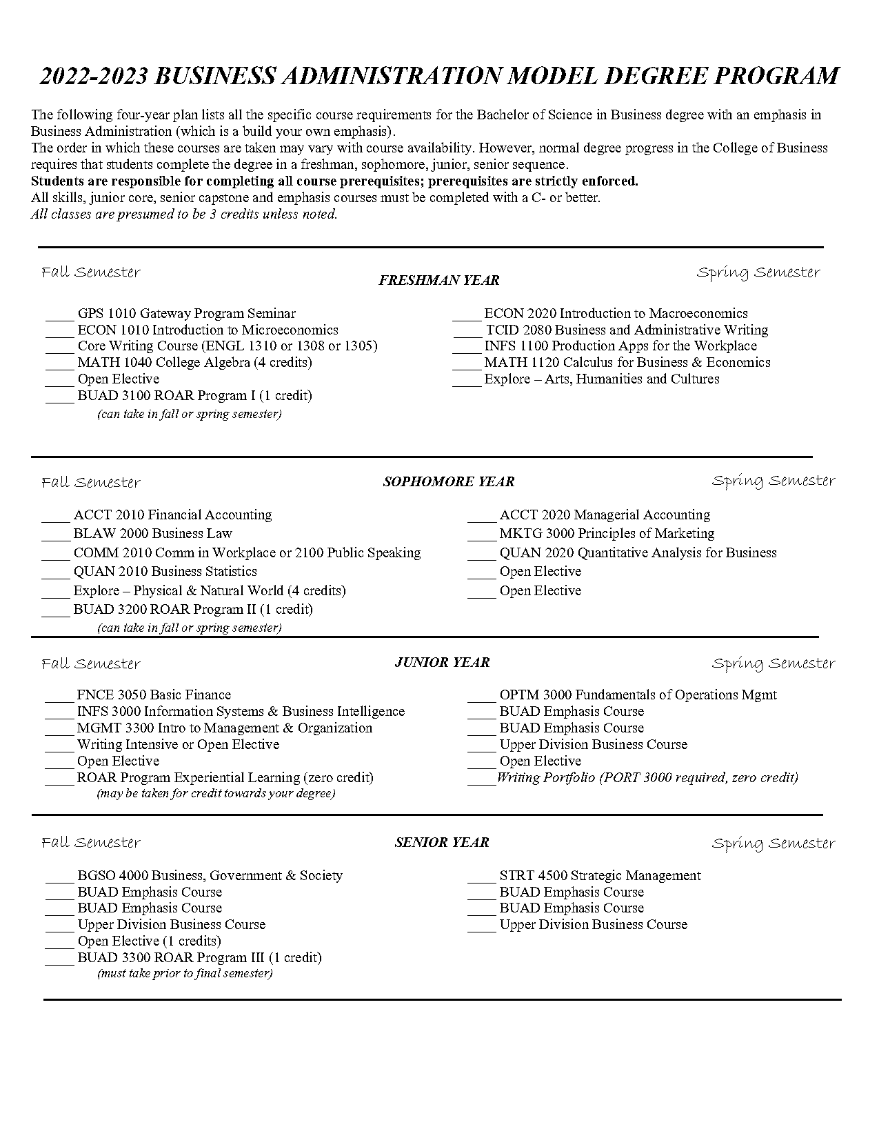 uccs business degree plan