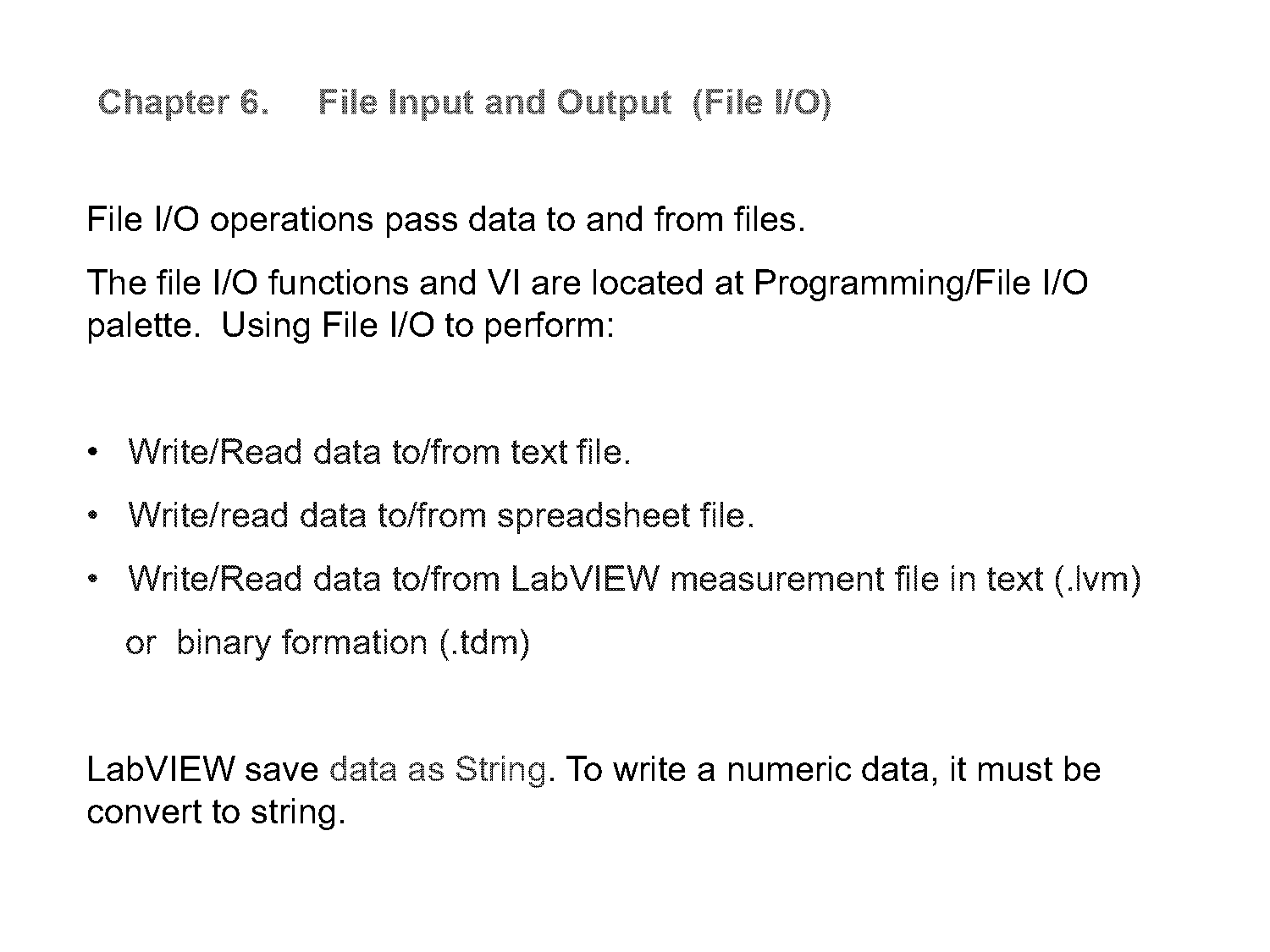 how to save data to a spreadsheet labview