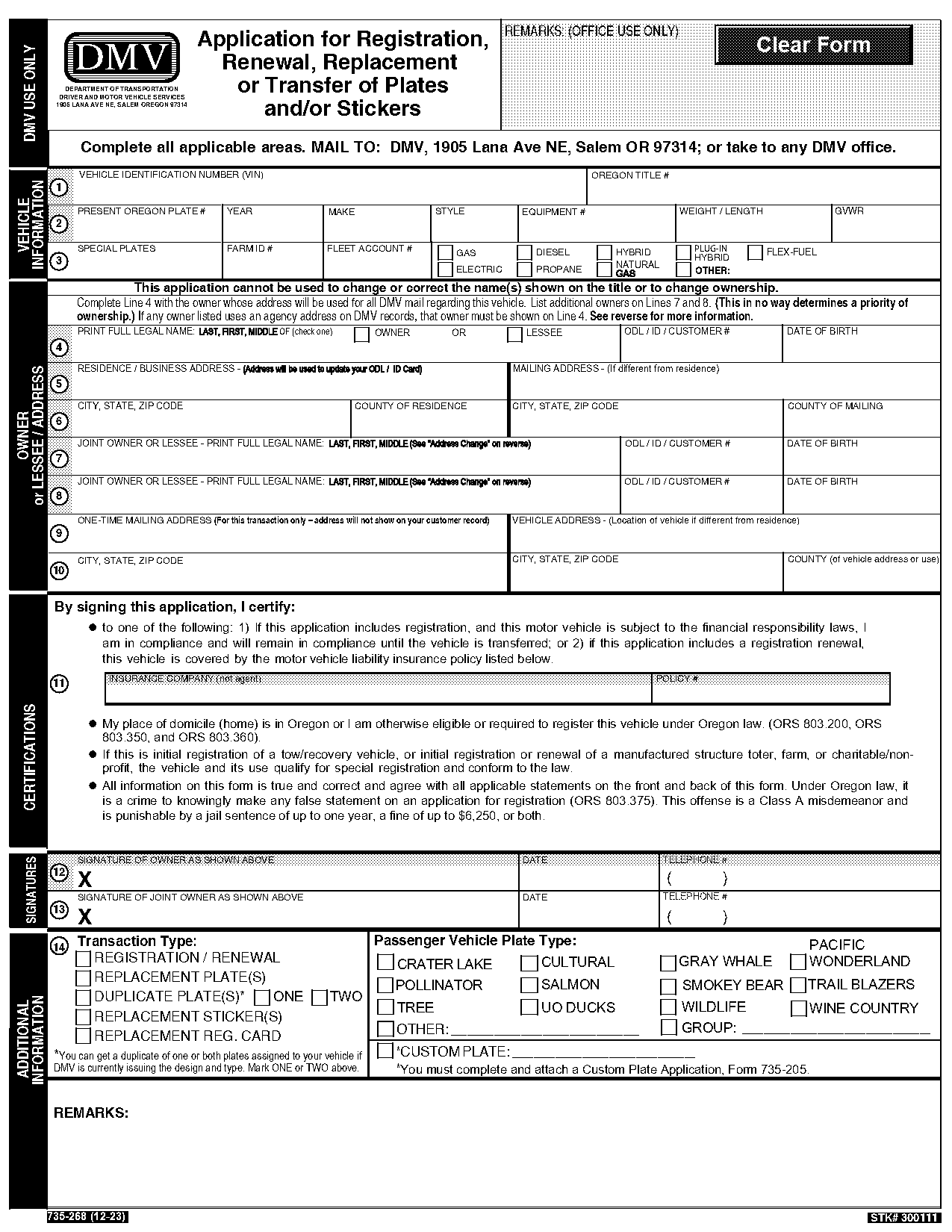 renew licence plate sticker online