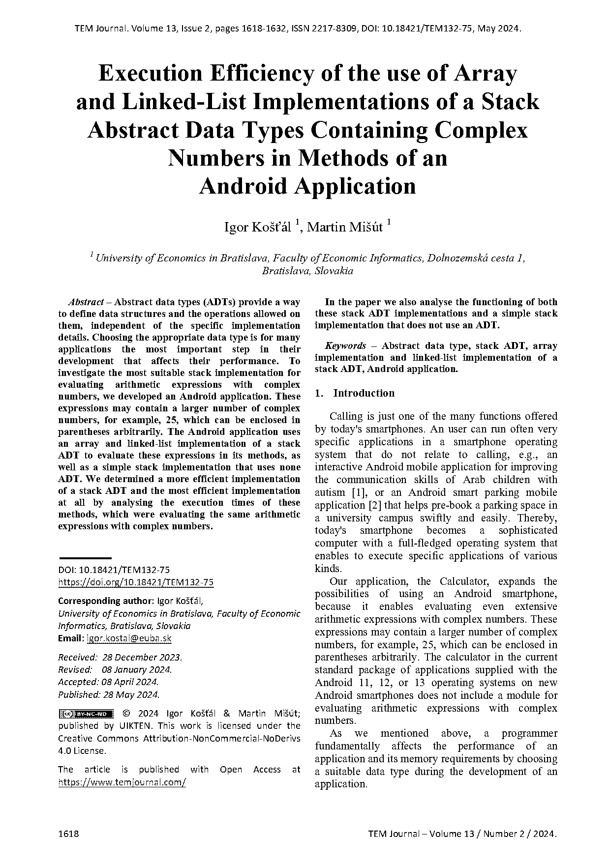 infix expression evaluation in data structure