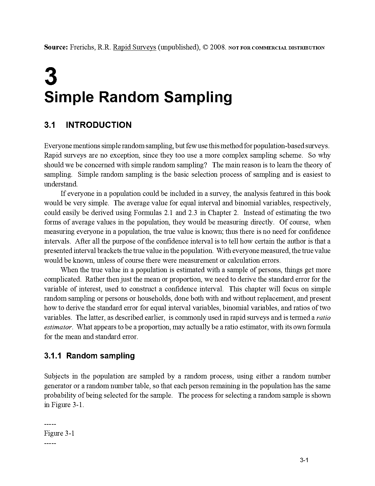 does simple random sampling reduce variability