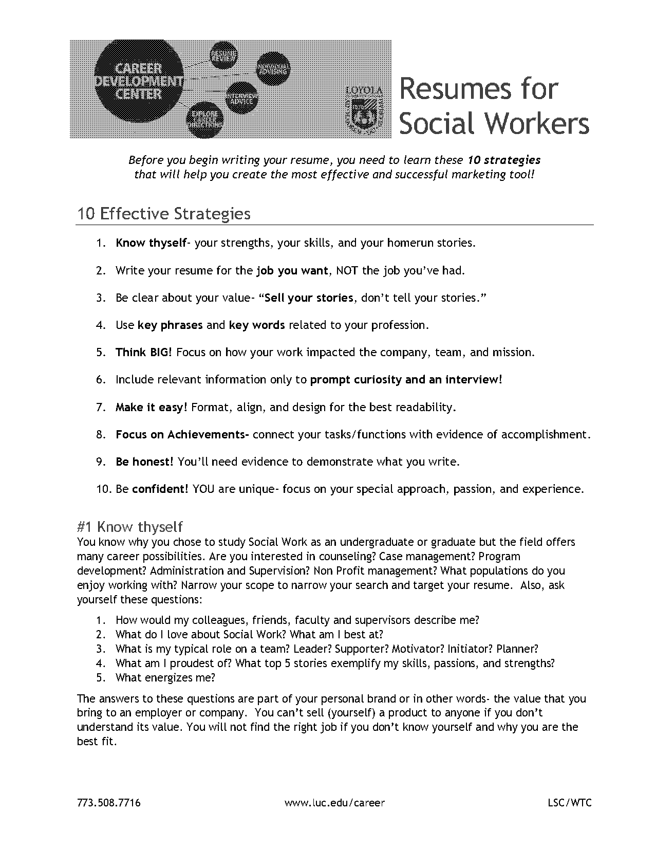 social service worker student resume sample