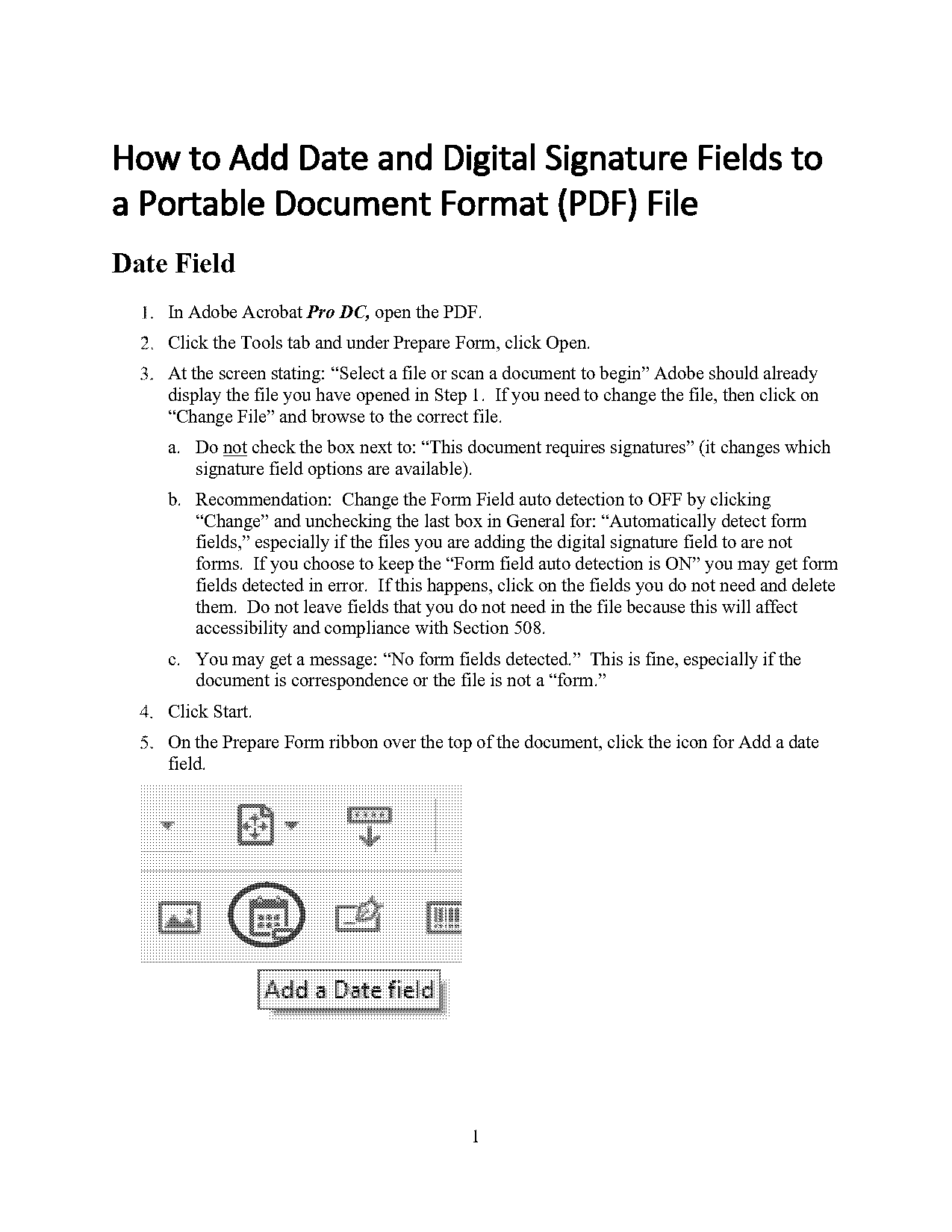 add date drop down in pdf form