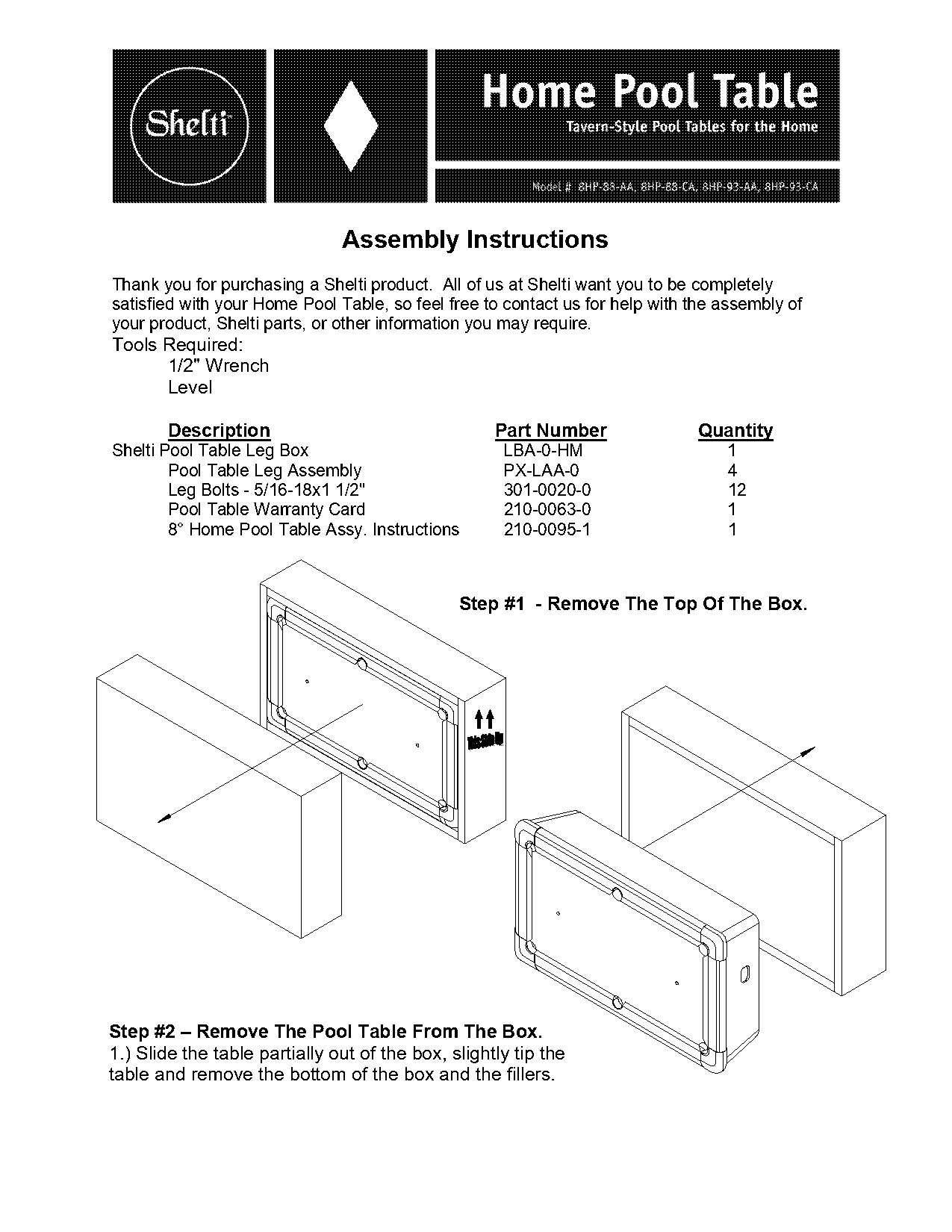 coin operated pool table replacement parts