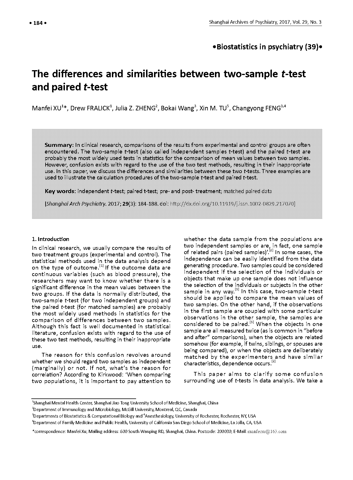 difference between one and two sample t test