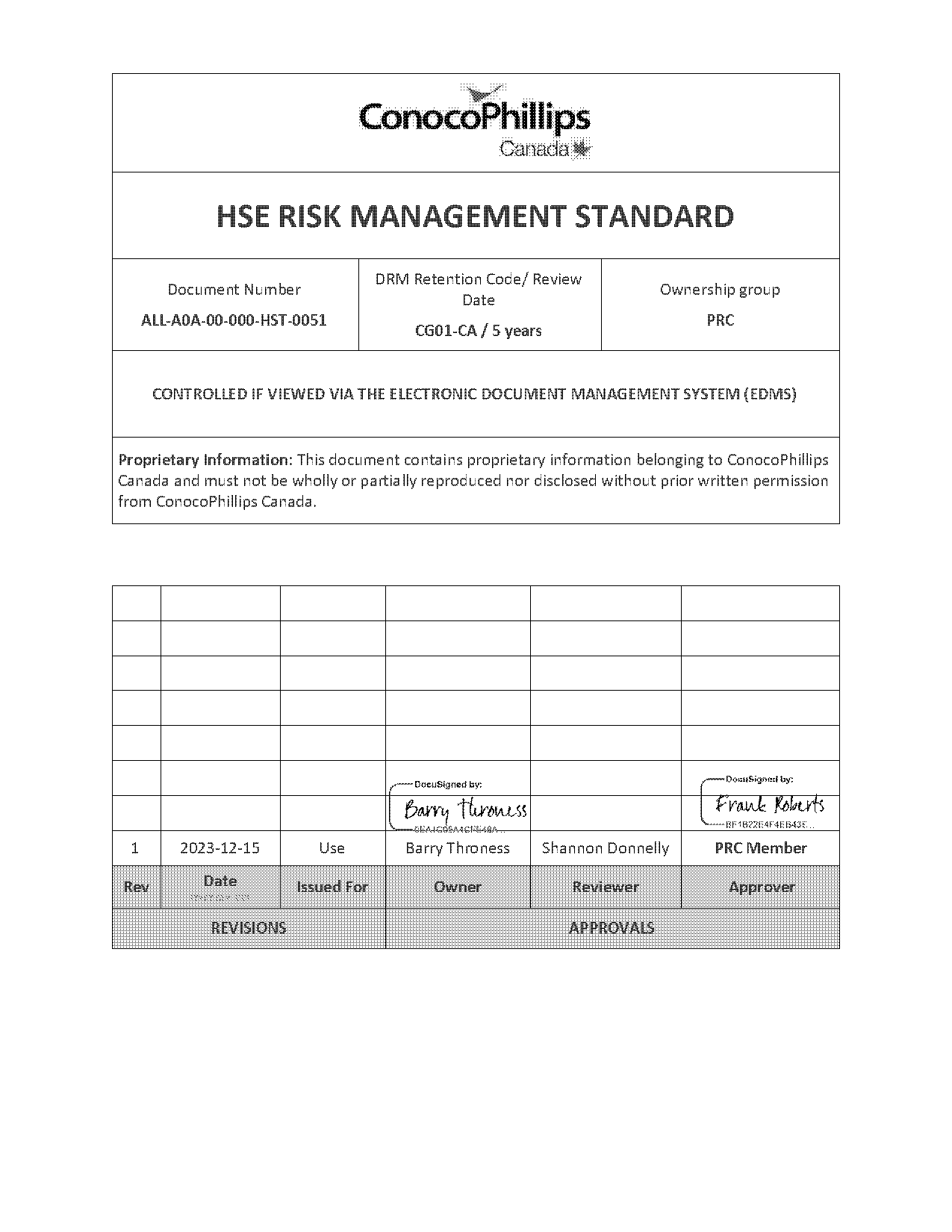 health and safety risk management plan template