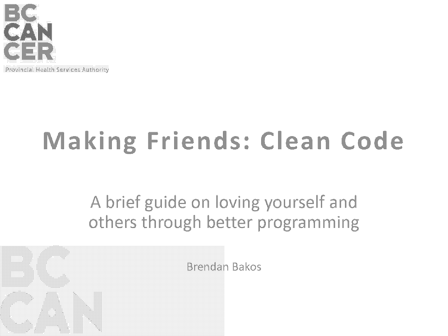 how to write clean code