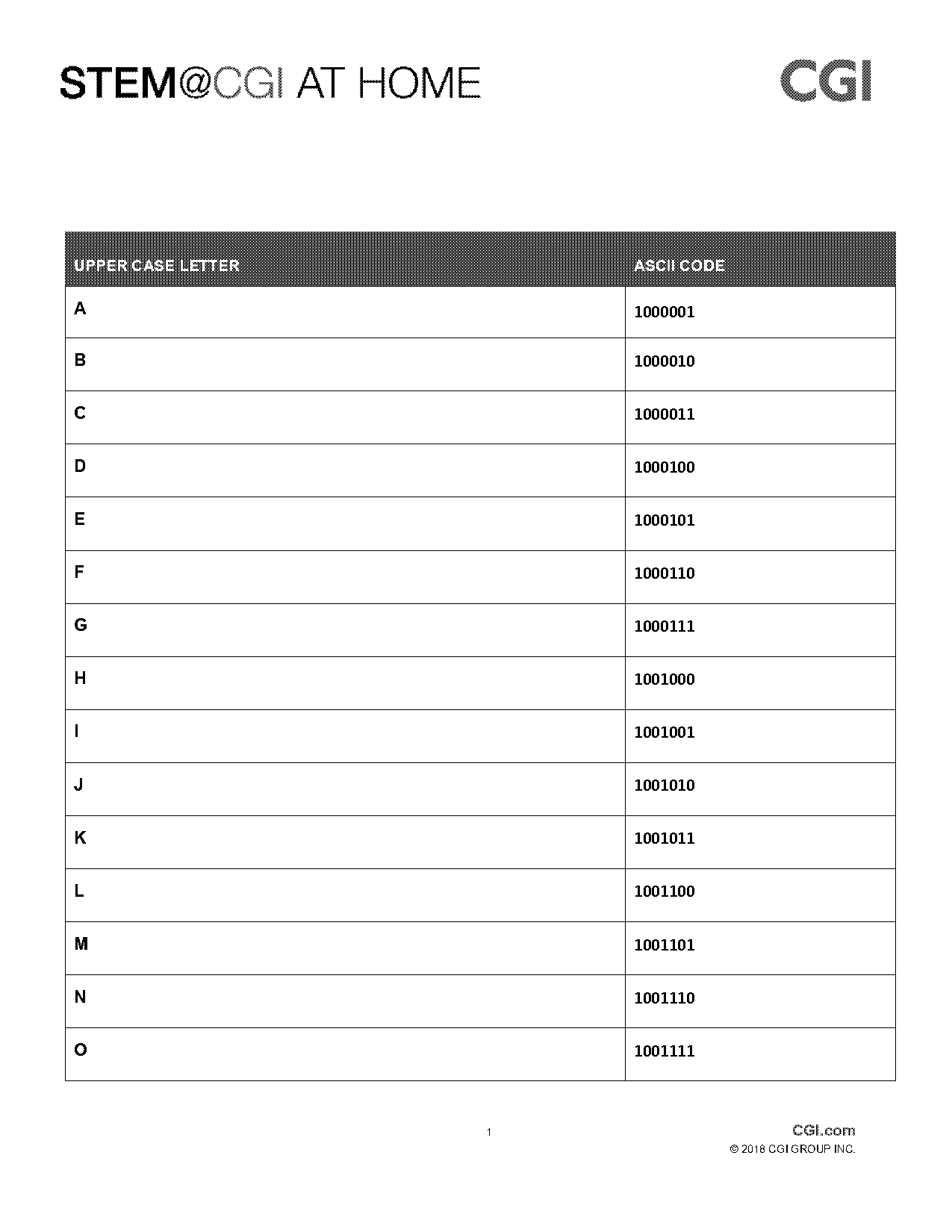 write ascii to binary c