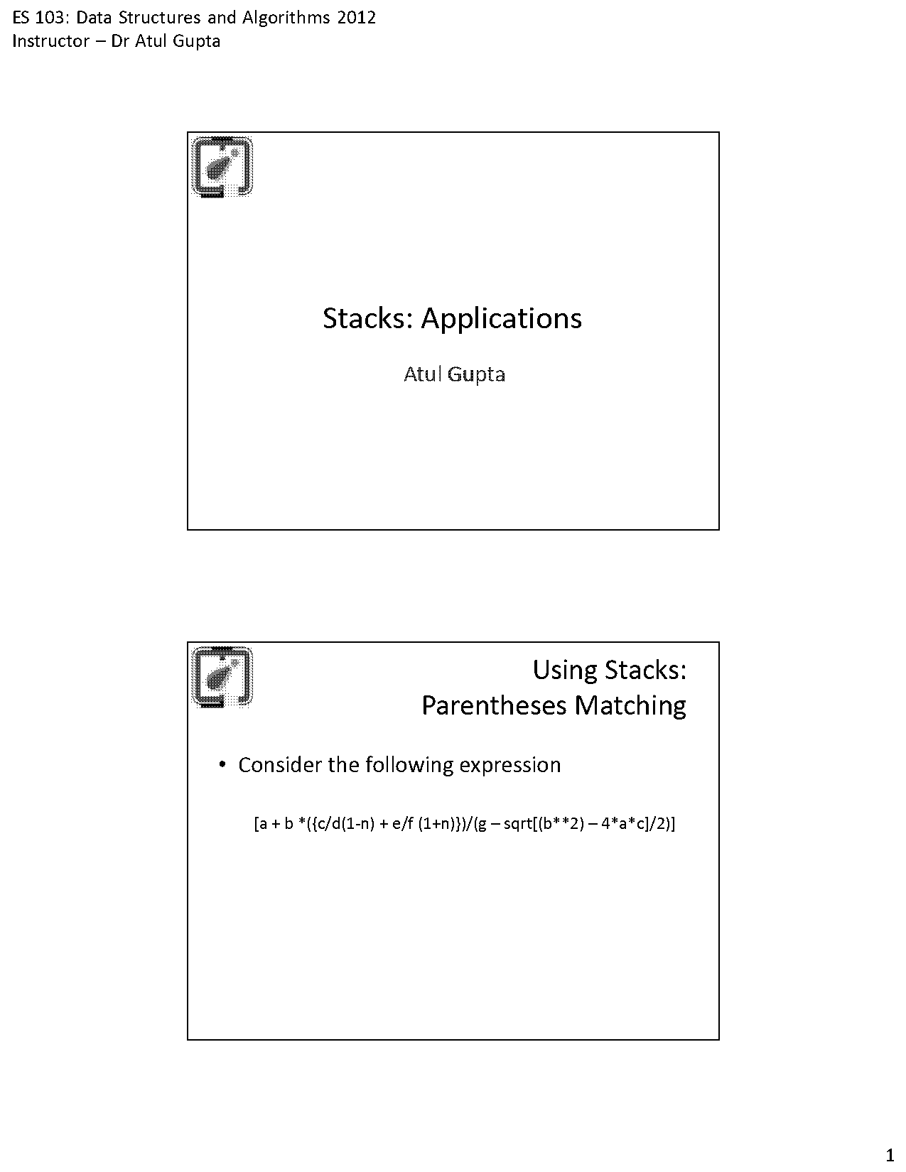 infix expression evaluation in data structure