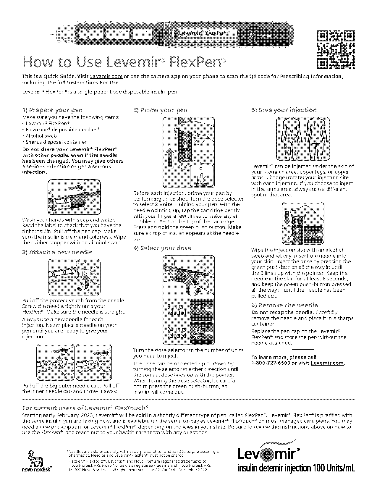 levemir insulin pen instructions