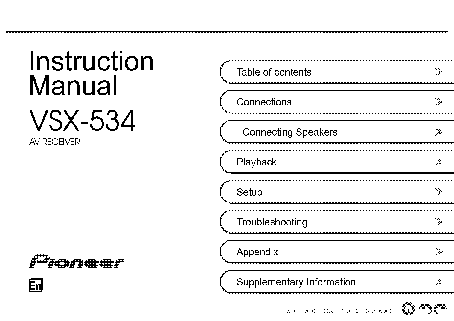 pioneer receiver defaults to tv sat