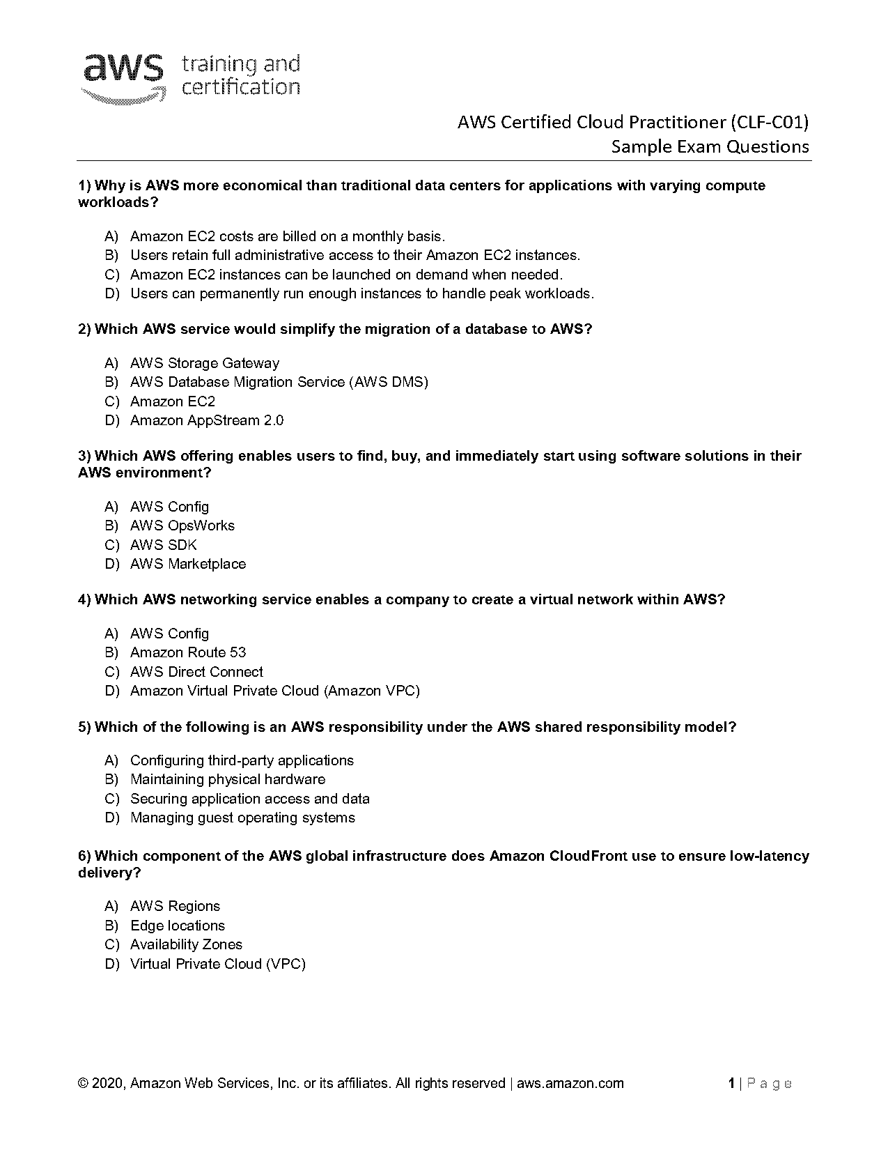 cpc exam sample question paper