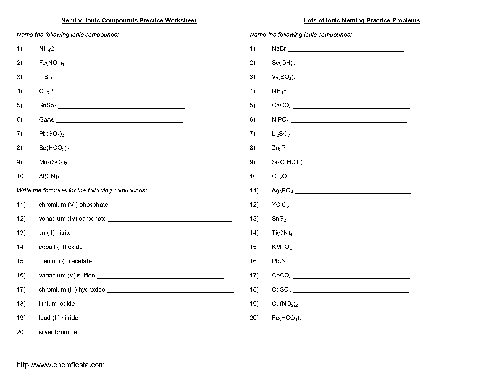 chemfiesta molar mass practice worksheet