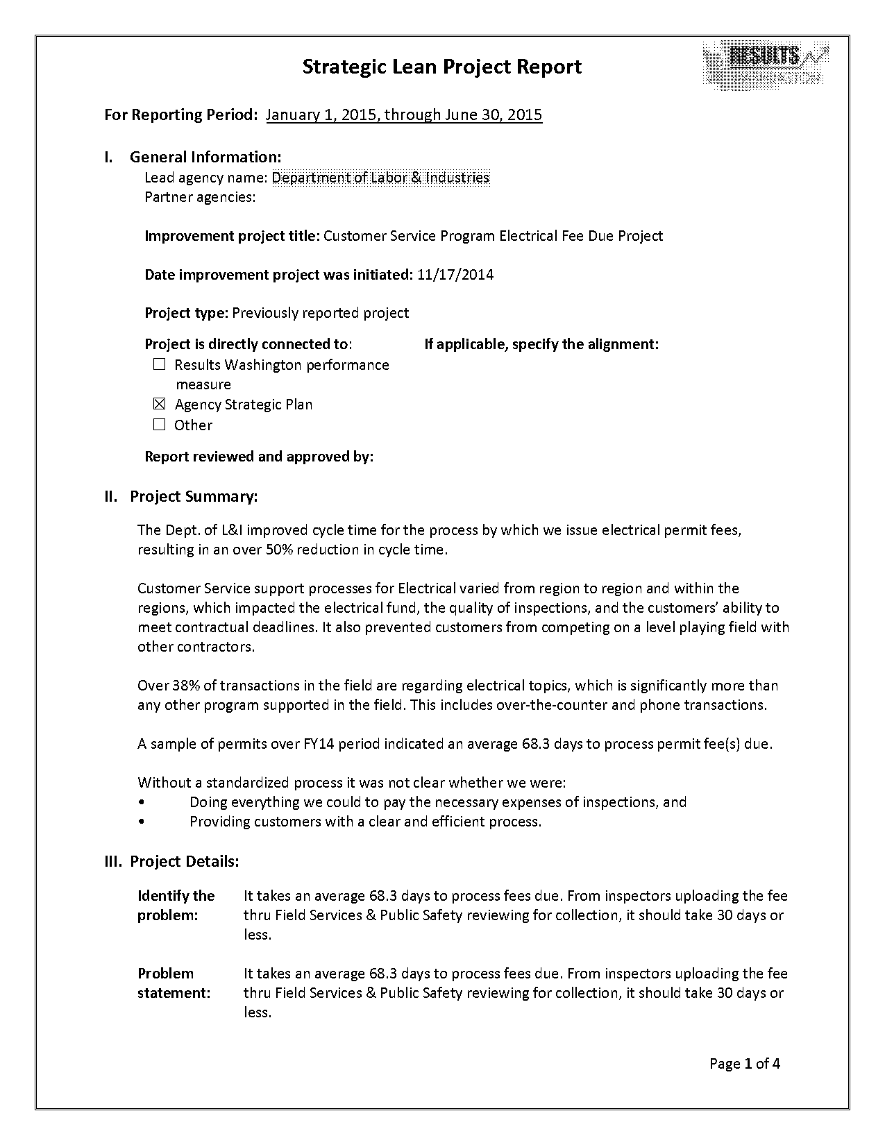 electrical project report sample