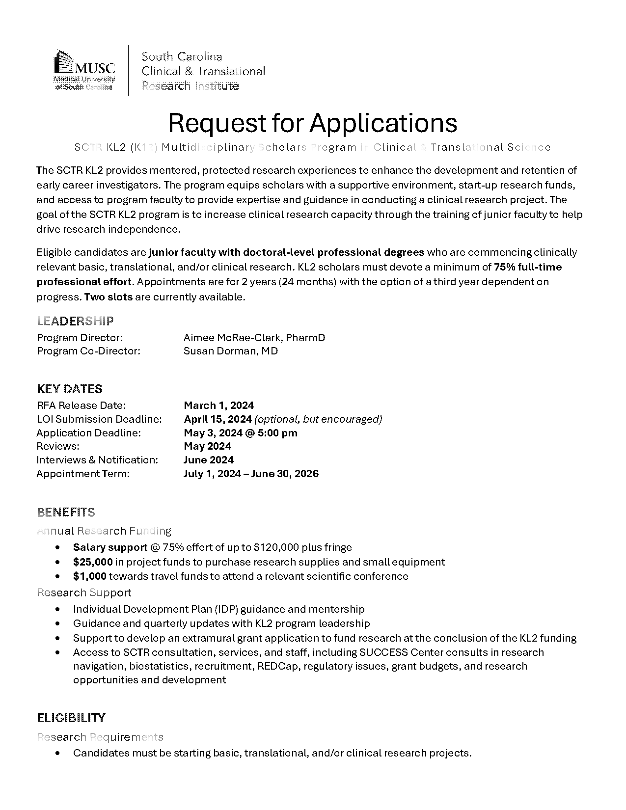 musc job application process