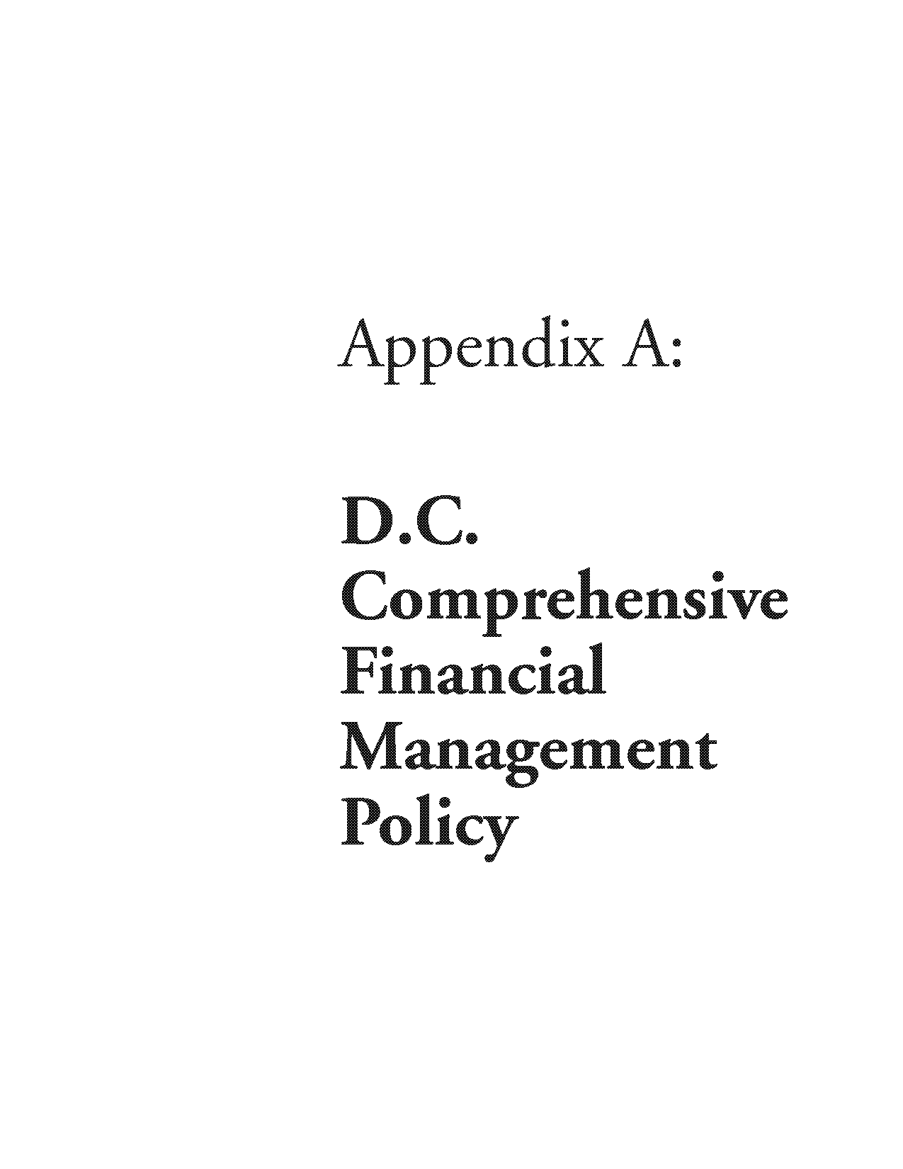 capital asset management policy