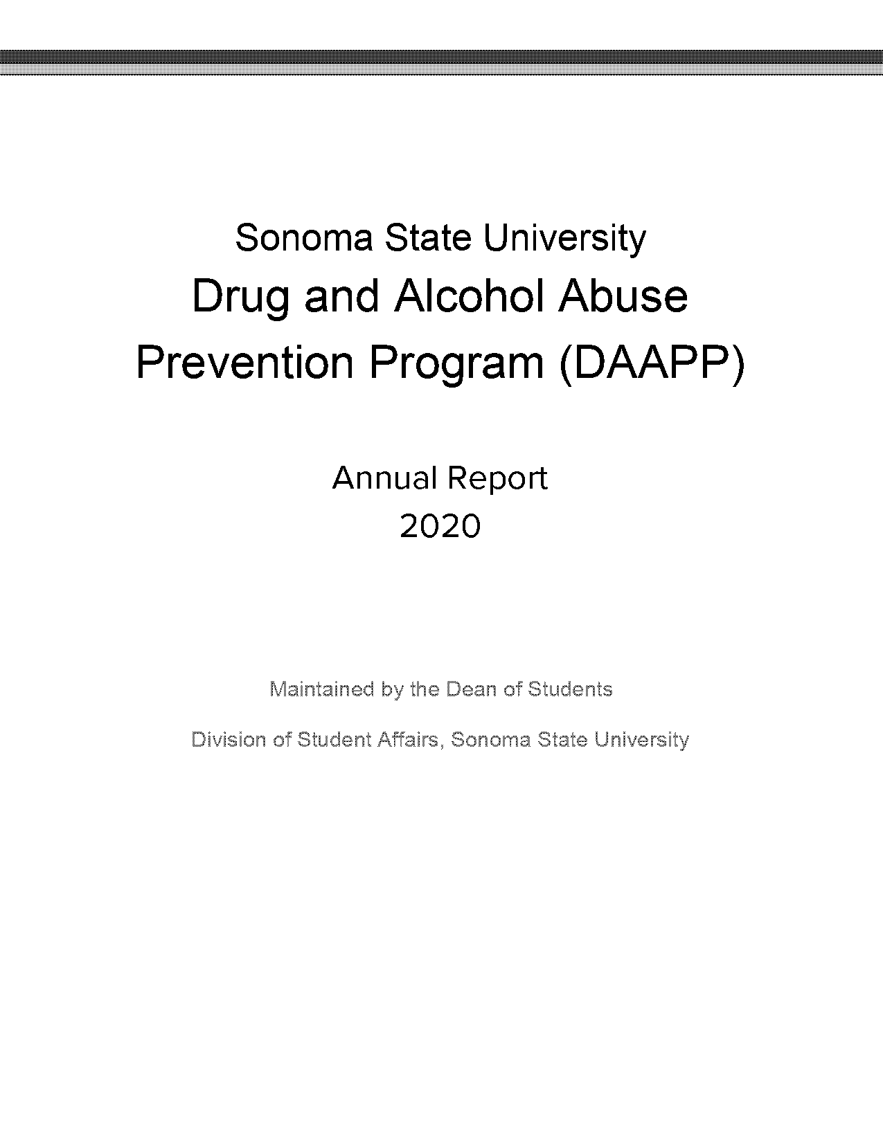 sonoma state university policies