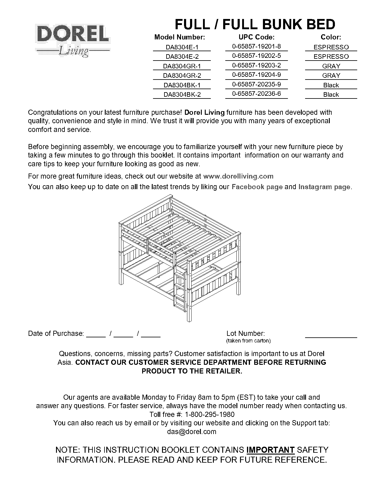 wood bunk bed instructions