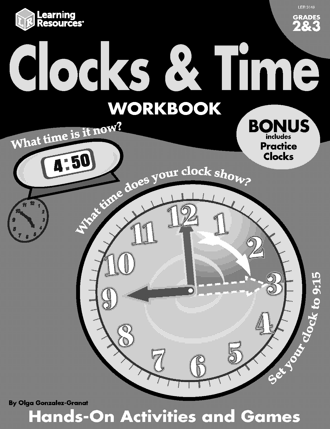 make a clock math worksheet