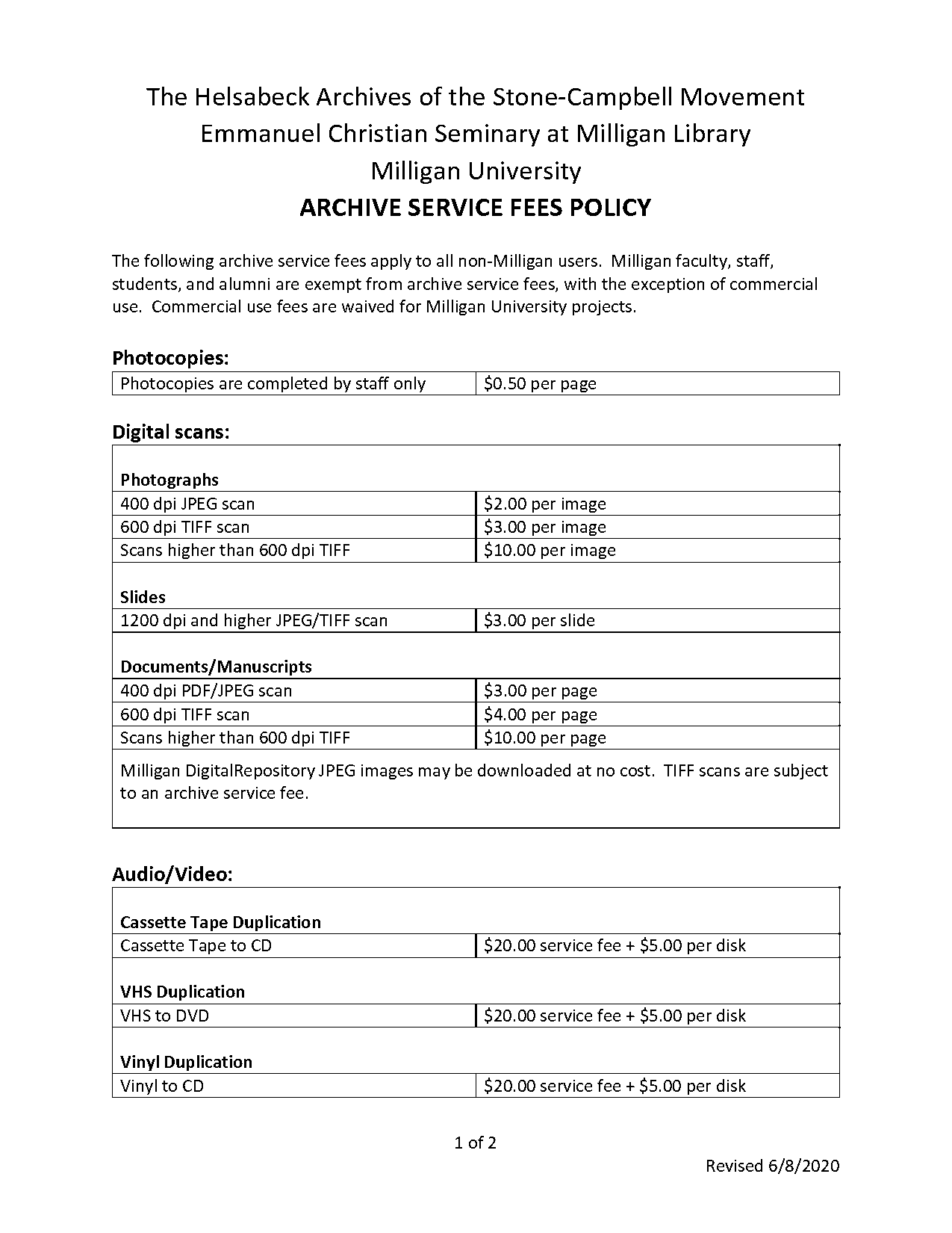 scan documents archive cost per page