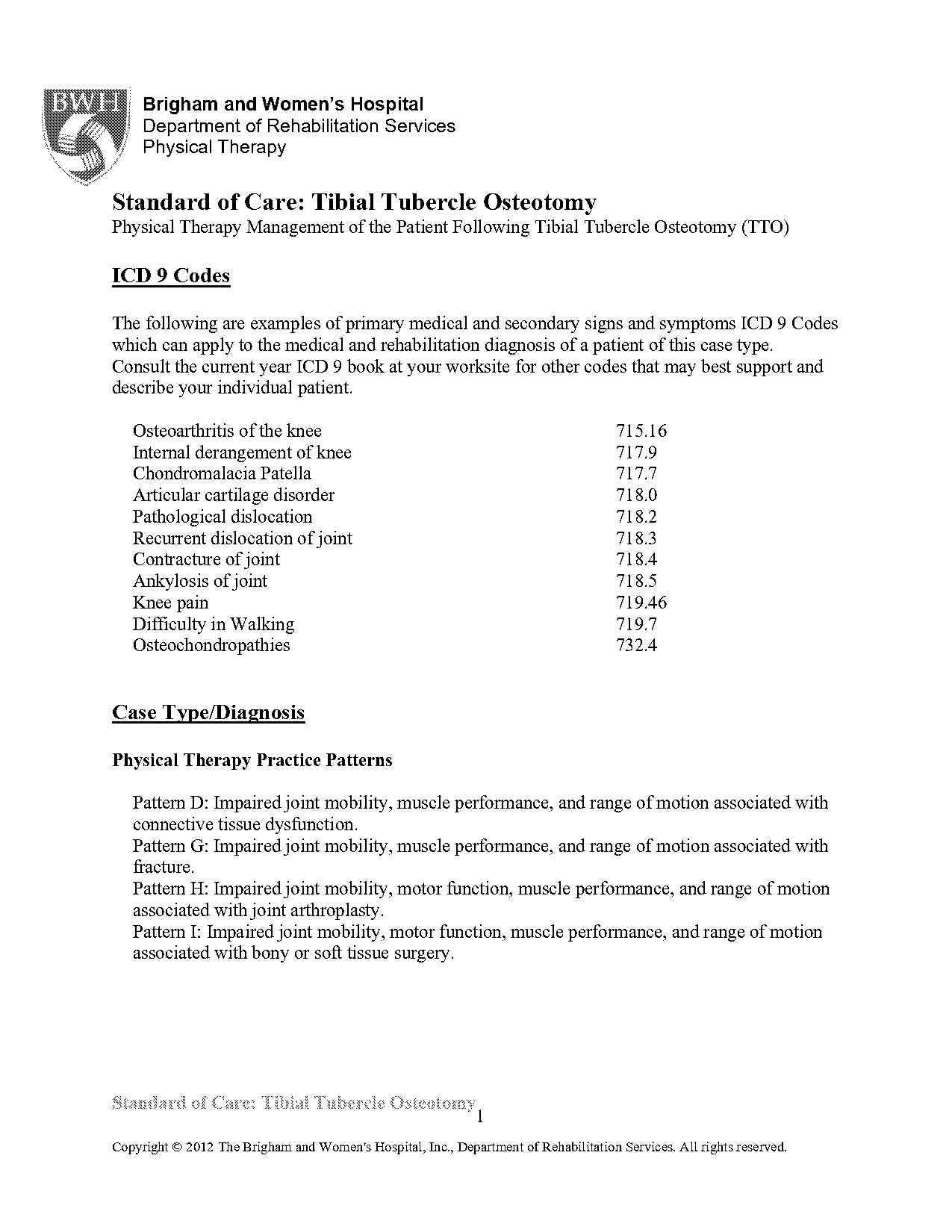 physical therapy liability weightbearing protocol