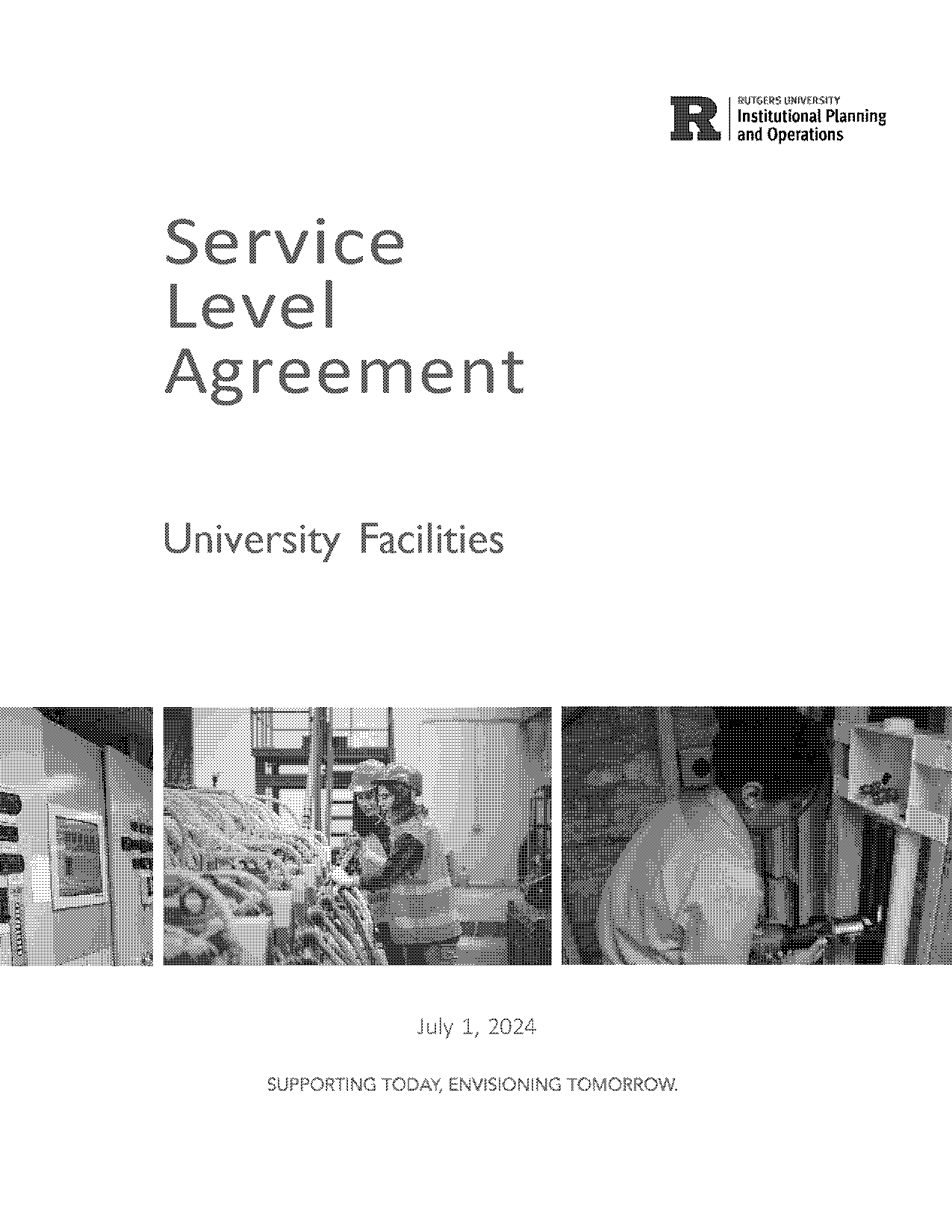 standard service level agreement template