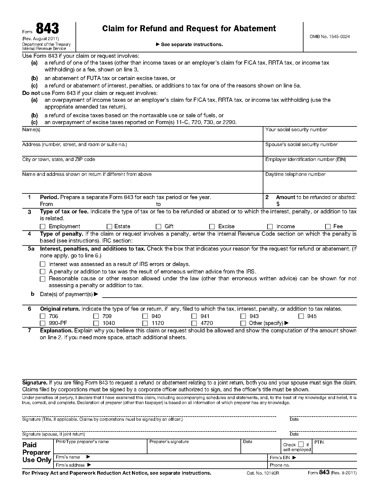 requesting a waiver of an irs penalty